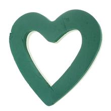 Zelené srdce otvorené 63 cm na aranžovanie