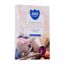 Sviečky s vôňou Sweet Home v balení.