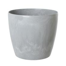 Kvetináč Magnolia v betónovom vzhľade s priemerom 25 cm a výškou 22 cm.