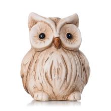 Keramická sova na záhradu.