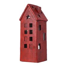 Červený domček na sviečku z MGO.