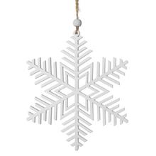 Biela vianočná vločka na zavesenie.