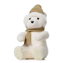 Medveď sediaci s čiapkou