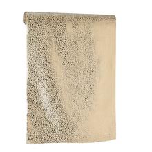 Vianočná organza s bodkami v krémovej a zlatej farbe.