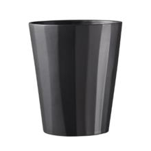 Čierny obal na orchideu s moderným dizajnom.