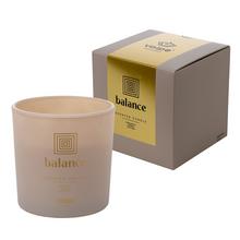 Sviečka Balance s dvoma knôtmi v skle, 300g.