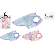 Oblek pre psa v pastelových farbách veľkosti S/M.