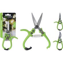 Mini nožnice na kvety v zelenej farbe.