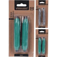 Zelený a strieborný drôt na záhradu, 40 metrov, balenie po 2 kusy.