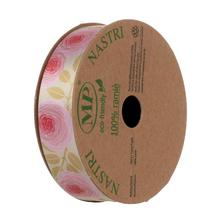 Stuha s ružami 2,5 cm x 15 m