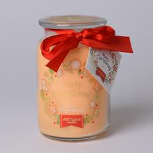 Vianočná voňavá sviečka v skle s príchuťou perníka.