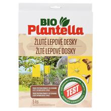 Žlté lepiace dosky BIO Plantella, balenie 5 ks.