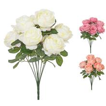 Kytica umelých ruží v mixe farieb.