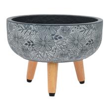 Obal misa s nožičkami Liva čierno-šedá.