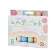 Farebné kriedy v krabičke, 6 kusov.