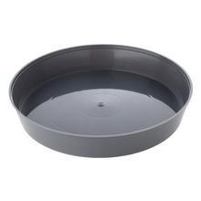 Miska okrúhla pod kvetináč v antracitovej farbe s priemerom 10 cm.