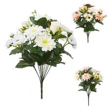 Kytica umelých kvetov s mixom gerber a dáhlií.