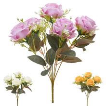 Kytica umelých ruží v mixe farieb.