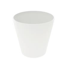 Biely okrúhly obal Estoril 25 SNOW.