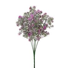 Umelá zeleň sedum v zelenej a fialovej farbe, 32 cm.