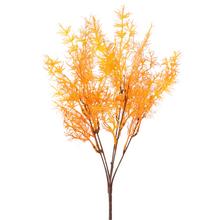 Umelá zeleň asparát v oranžovej farbe, 40 cm.