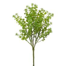 Umelá zeleň s drobnými zelenými lístkami, 36 cm.