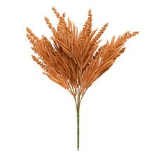 Umelá zeleň Grevilea v oranž-hnedej farbe, 37 cm.