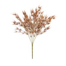 Umelé kvety - hnedé klasy zelene 38 cm