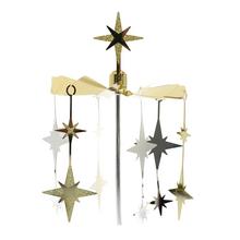 Svietnik hviezda CHIME SPARKLE s visiacimi hviezdami.