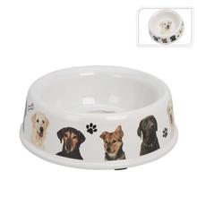 Misa pre psa s obrázkami psov, priemer 25 cm.