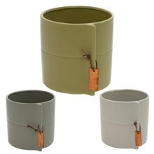 Obal keramický v japonskom štýle, mix farieb, priemer 16,5 cm, výška 16 cm.