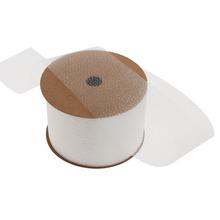 Krémová gliterová stuha na rolke.