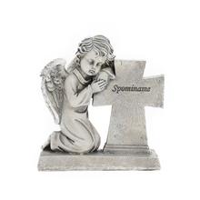 Smutný anjel s krížom