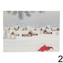 Darčeková taška s vianočným motívom a glitrami.