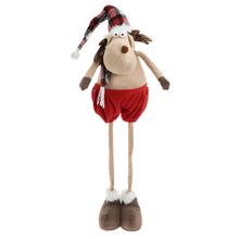 Textilný sob v nohaviciach, červený, 130 cm.