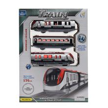 Vlak s dĺžkou koľaje 176 cm, batériovo poháňaný.