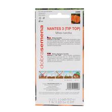 Semená mrkvy Nantes 3 TIP-TOP v balení 3g.
