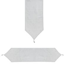 Bielo-strieborná štóla s vločkami