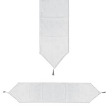 Bielo-strieborná štóla s vločkami