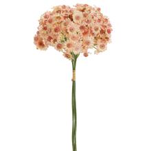 Umelé kvety - zväzok achilea ružová 32 cm.