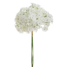 Zväzok bielych umelých kvetov Achilea, 32 cm.