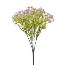 Umelé kvety zápich gypsa v fialovej farbe, 33 cm.