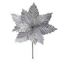 Vianočná ruža strieborná 30 cm