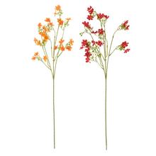 Umelé kvety Oxypetalum v červenej a oranžovej farbe, mix, 64 cm.