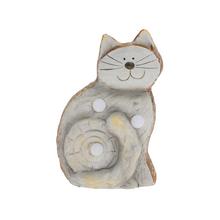 Keramická mačka so svetielkami