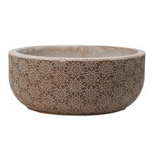 Obal misa Jasmin v šedo-hnedej farbe, priemer 44 cm.