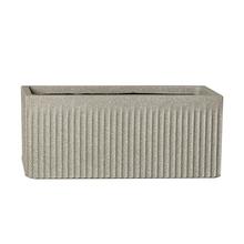 Obal Ruth piesková farba s vertikálnym pruhovaním.