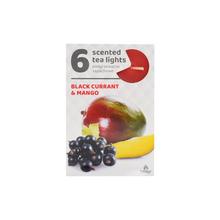Sviečky s vôňou čiernych ríbezlí a manga.