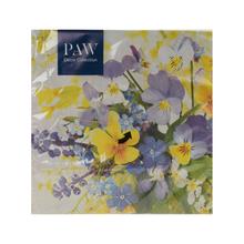 Vzorované servítky s kvetinovým motívom, 33x33 cm, balenie 20 ks.