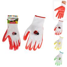 Detské záhradnícke rukavice s motívom lienky.